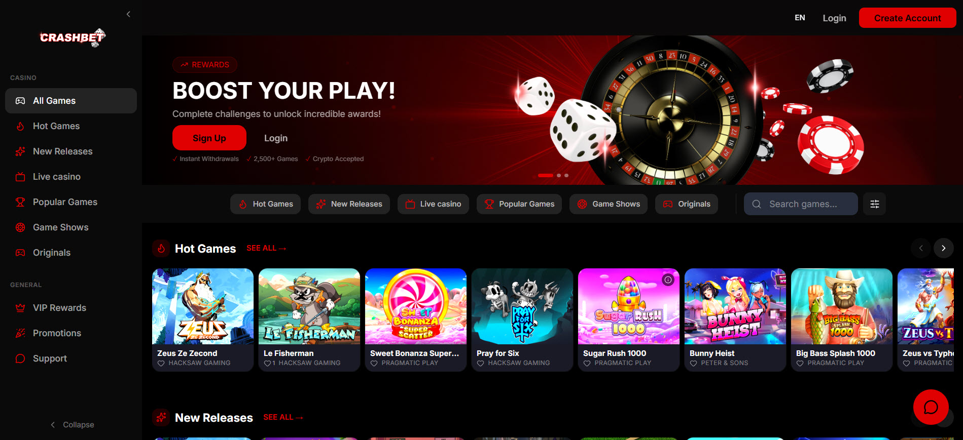 CrashBet Casino
