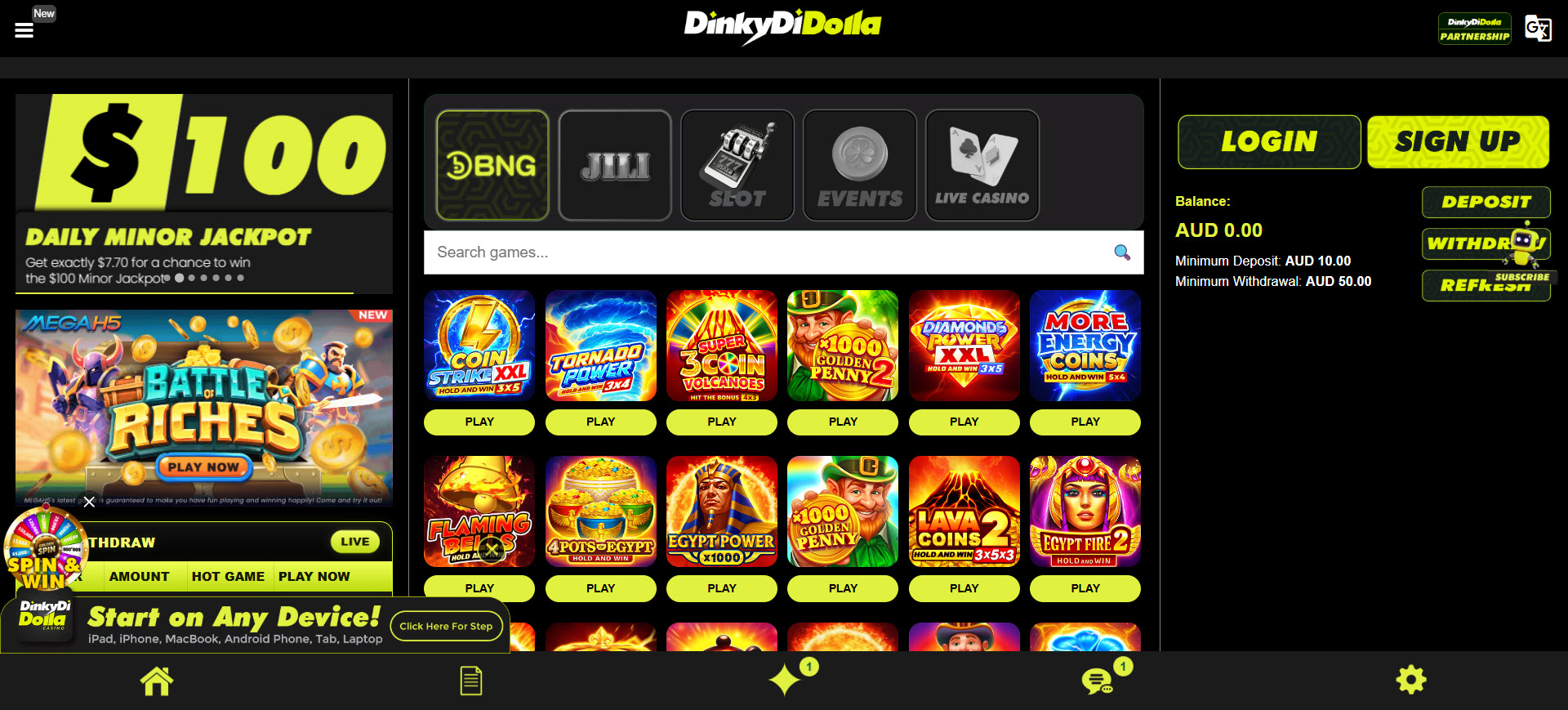 DinkyDiDolla Casino