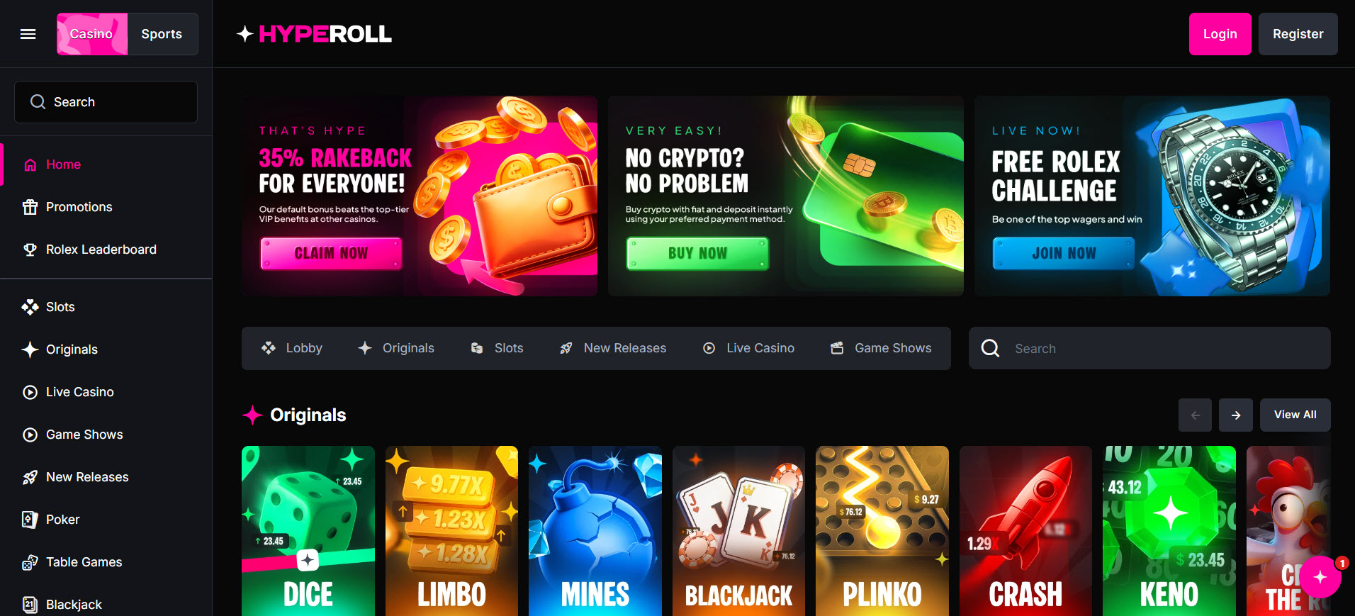 Hyperoll Casino