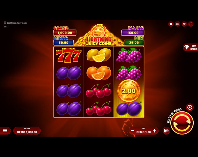 Lightning Juicy Coins