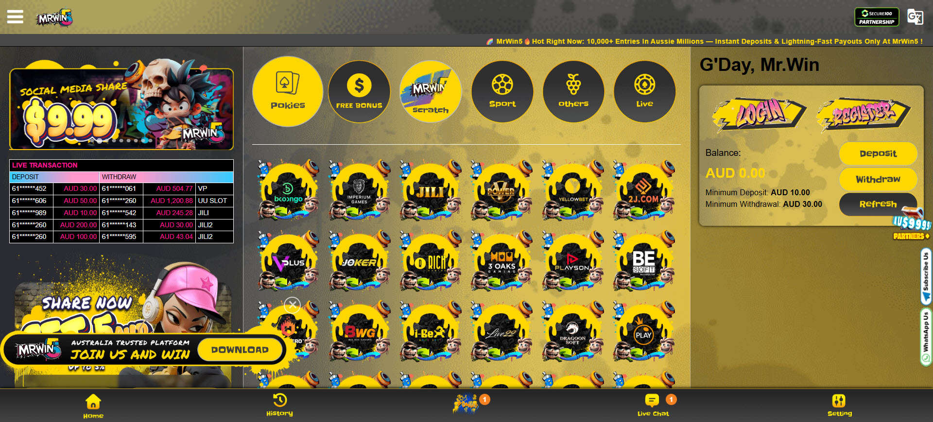 Mrwin5 Casino