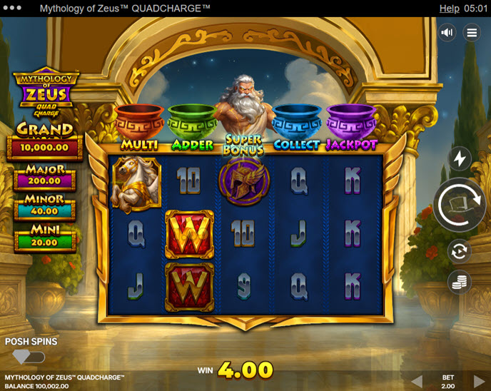Mythology of Zeus QUADCHARGE