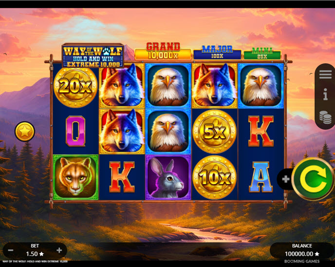 Way of the Wolf Hold and Win Extreme 10,000