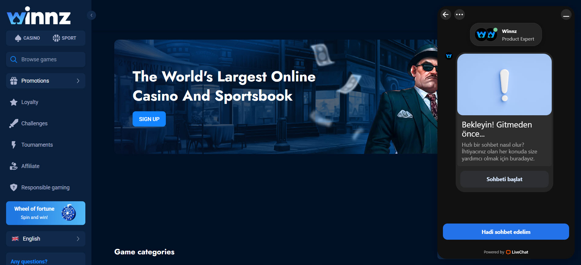 Winnz Casino