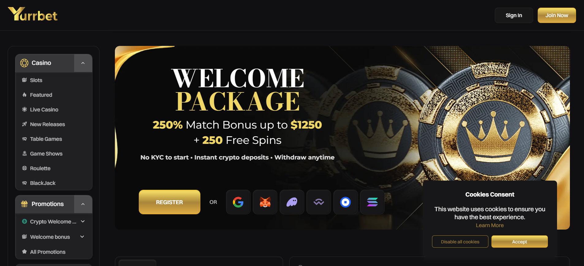 Yurrbet Casino