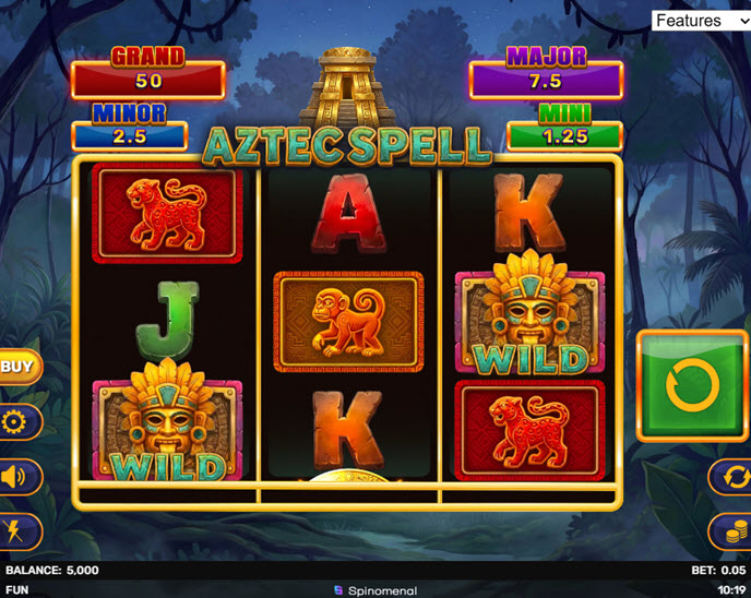 Aztec Spell - Hold & Hit 3x3