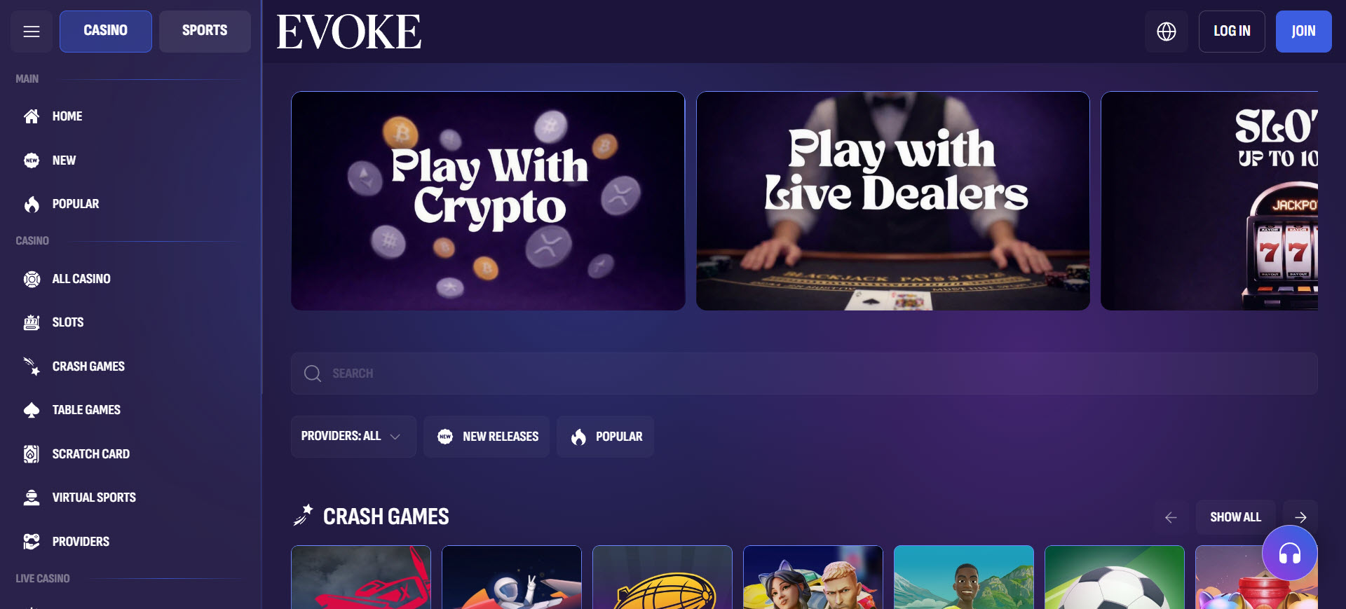 Evoke Casino