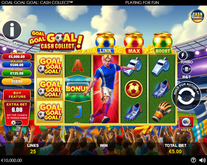 Goal Goal Goal: Cash Collect