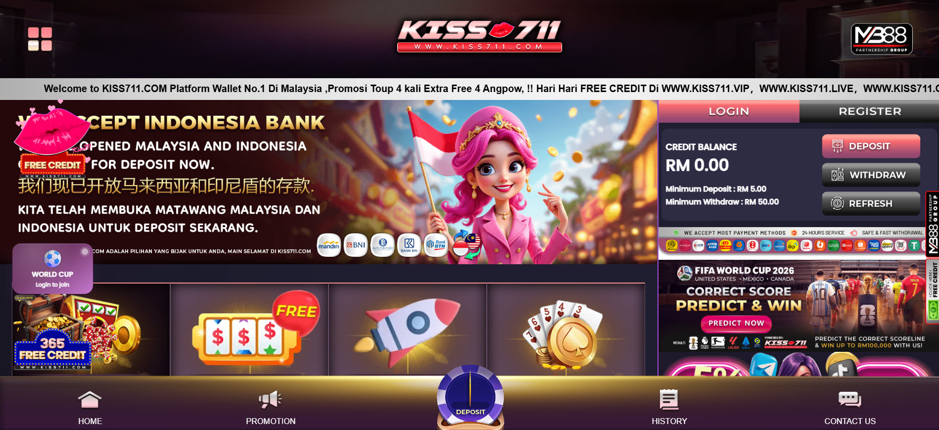 Kiss711 Casino