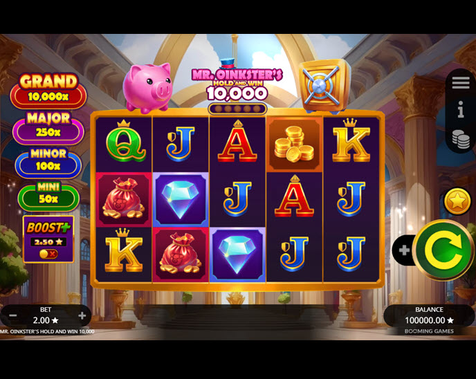 Mr. Oinkster's Hold and Win 10,000