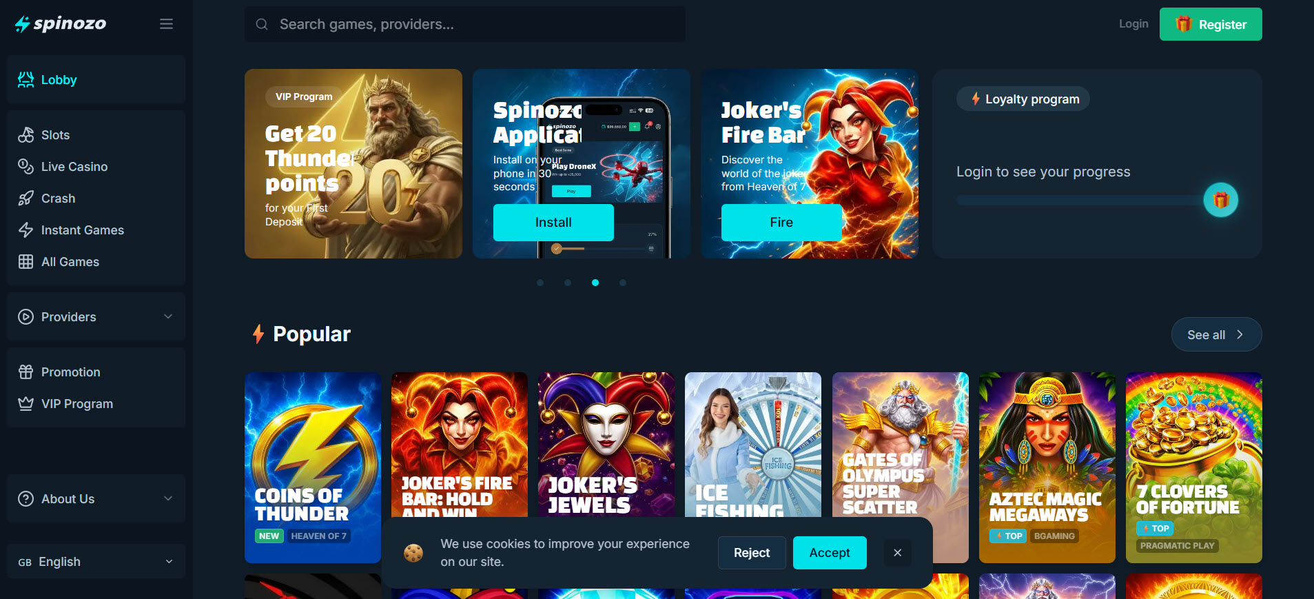 Spinozo Casino