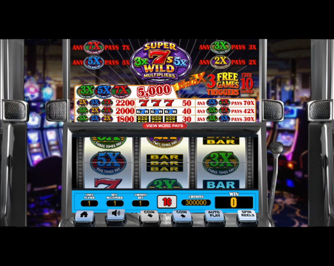 Super 7s Wild Multipliers
