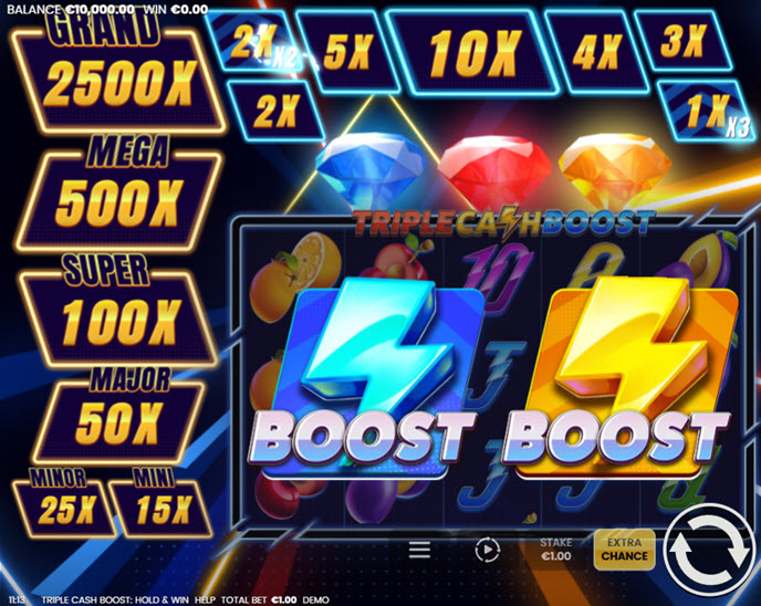 Triple Cash Boost: Hold & Win