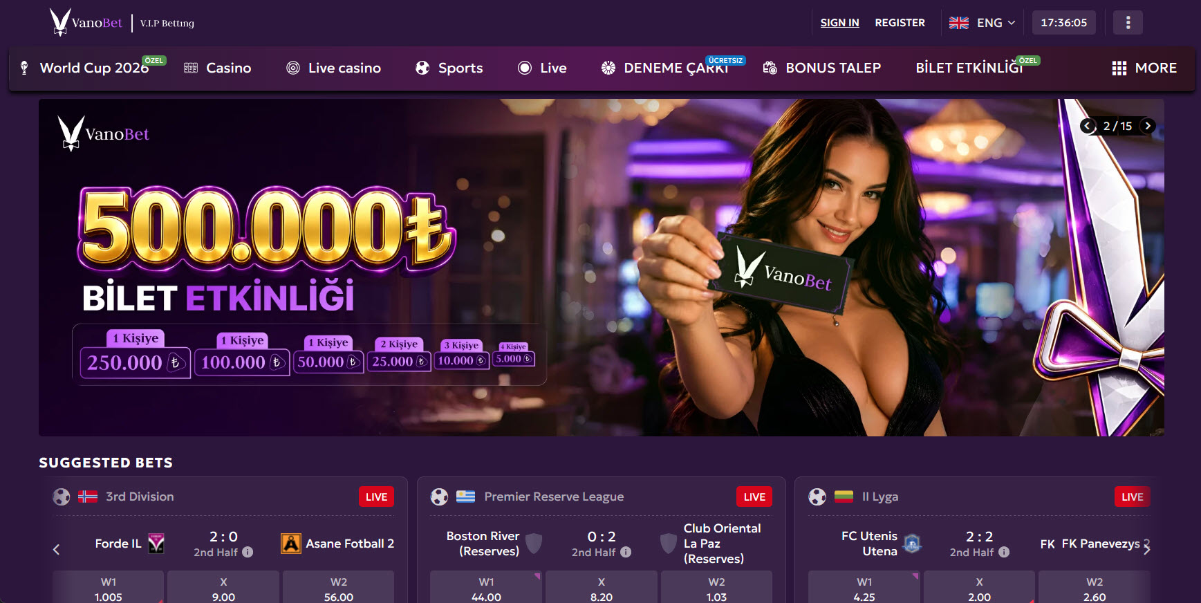 Vanobet Casino